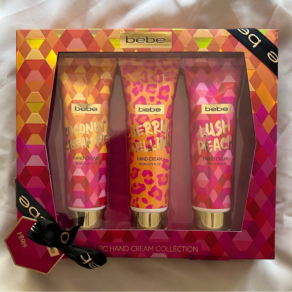 bebe | 3 pc hand cream collection